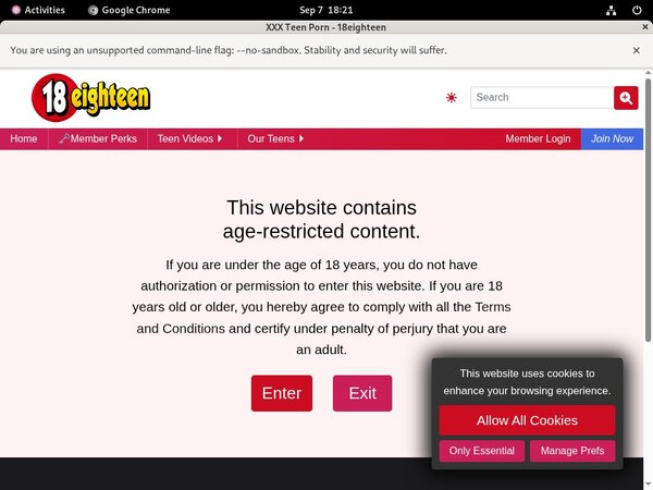 Accounts Free 18eighteen
