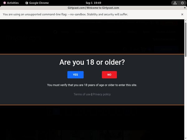 Active Girlycastshop.com Passwords