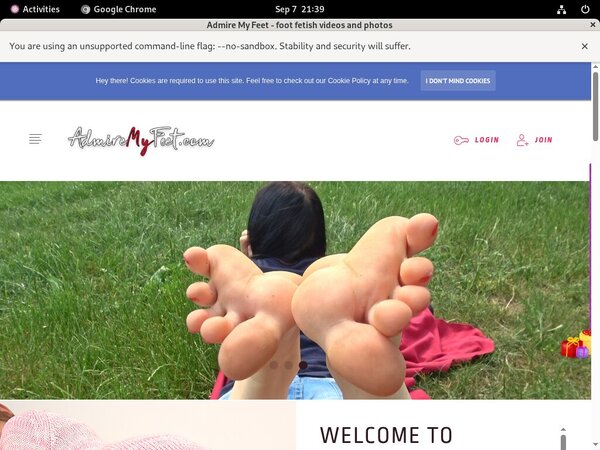 Admiremyfeet Credits