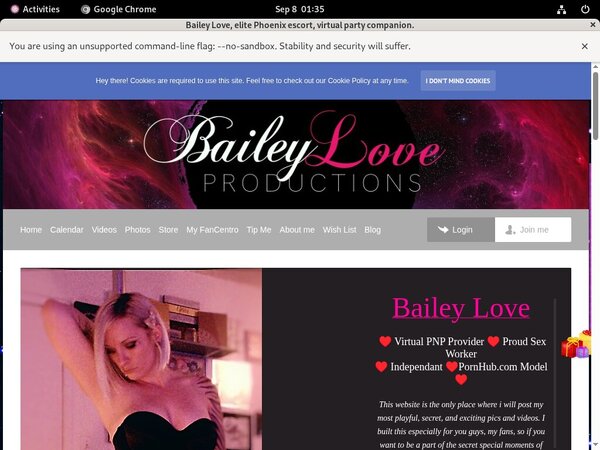 Bailey Love Discount Sign Up