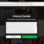 Cherry Candle Webbilling Cherry Candle Webbilling