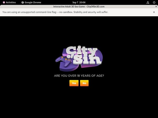 City Of Sin 3D Daily Passwords