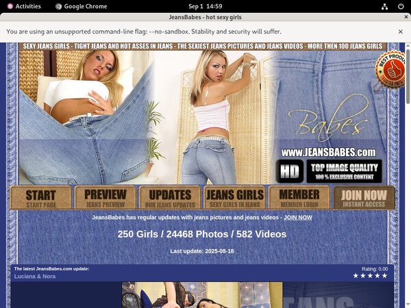 Create Jeans Babes Account