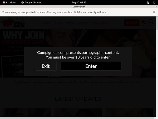 Cum Pig Men Special Offer