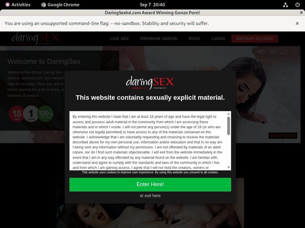 Daring Sex Lifetime Membership Daring Sex Lifetime Membership