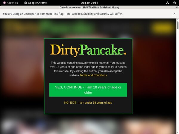 Dirty Pancake Password 2018