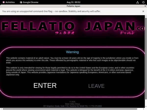 Fellatiojapan.com Membership Plan