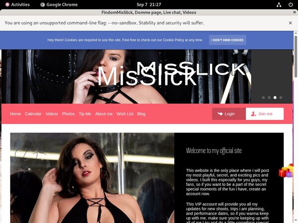 FindomMisSlick Free Premium Accounts