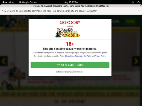 Franks-tgirlworld.com User And Password