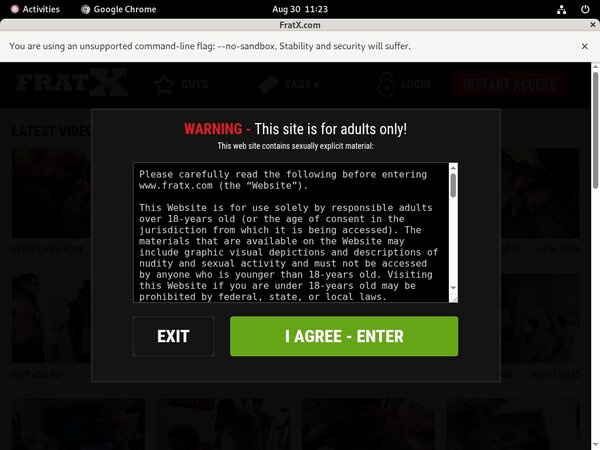 Fraternityx Login Pass