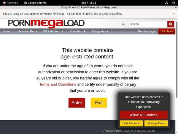 Free Account Pornmegaload Offer