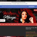 Free Account To Mistress Alexya