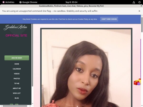 Free Accounts On Goddessrobin.modelcentro.net
