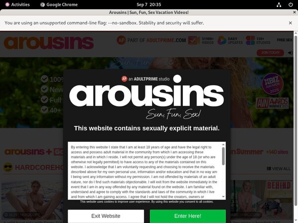 Free Arousins Trial Deal
