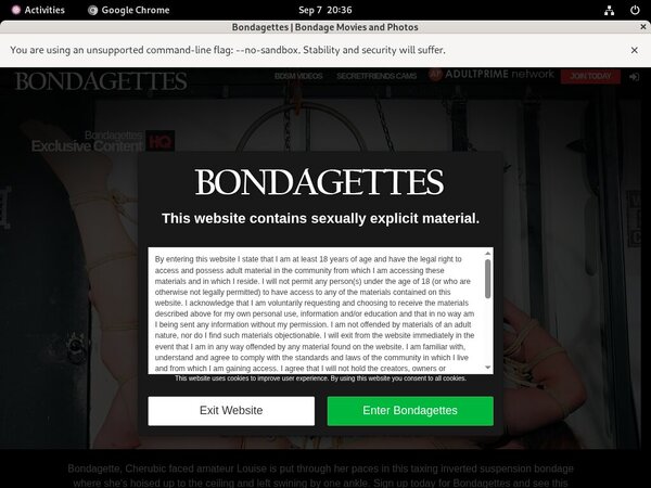 Free Bondagettes Discount