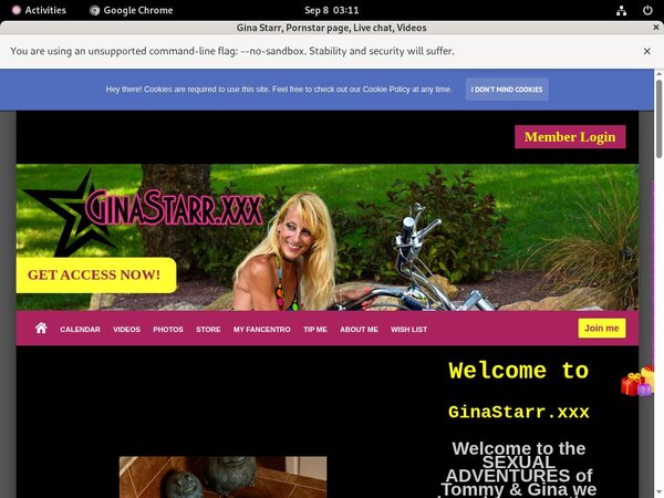 Free Gina Starr Username And Password Free Gina Starr Username And Password