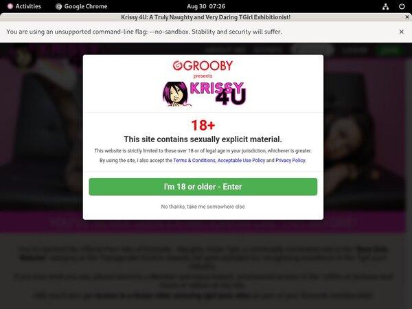Free Krissy4u.com User