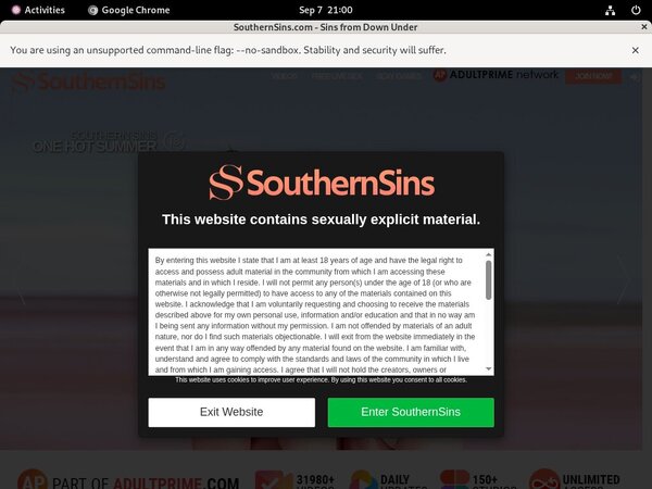 Free Southernsins.com Membership Free Southernsins.com Membership