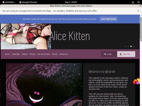 Get A Free Alice Kitten Password