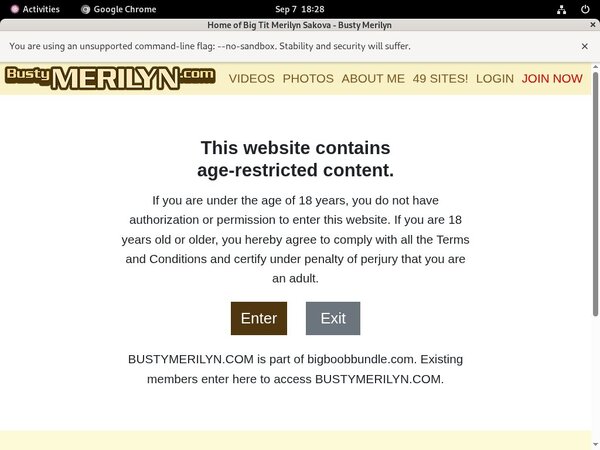 Get A Free Bustymerilyn Membership
