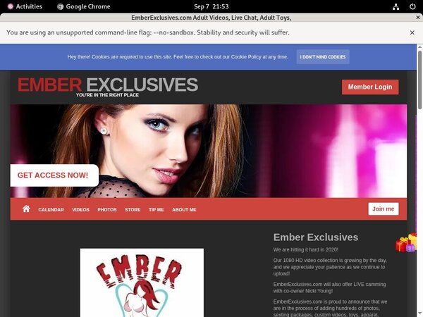 Get Emberexclusives.modelcentro.com Free Trial