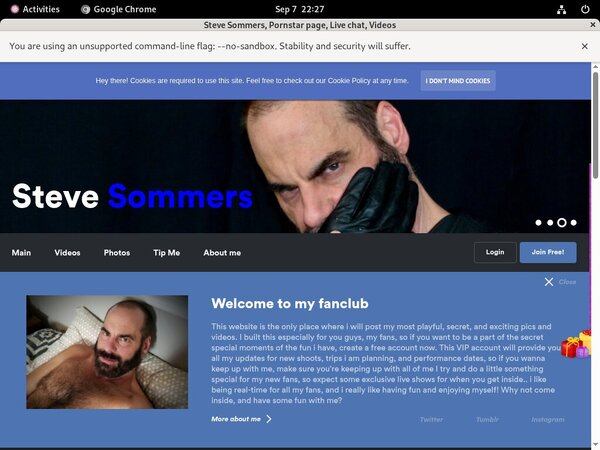 Get Stevesommersxxx.com Trial Membership