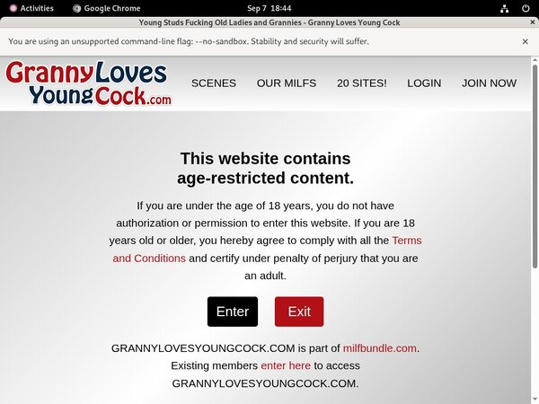 Grannylovesyoungcock.com Order Page