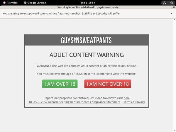 Guysinsweatpants.com Discount Sale