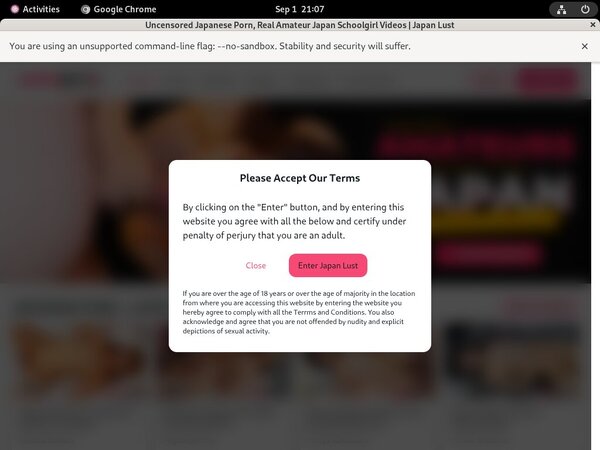 Japan Lust With Gift Card