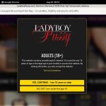 Ladyboy Pussy Pasword