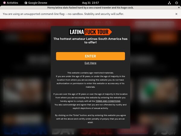 Latina Fuck Tour Descuento