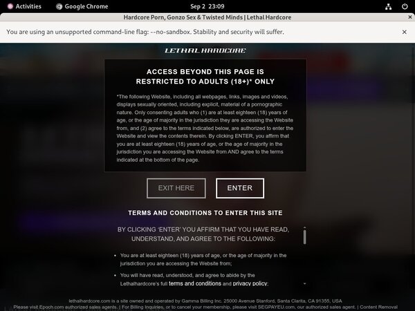 Lethal Hardcore Working Accounts