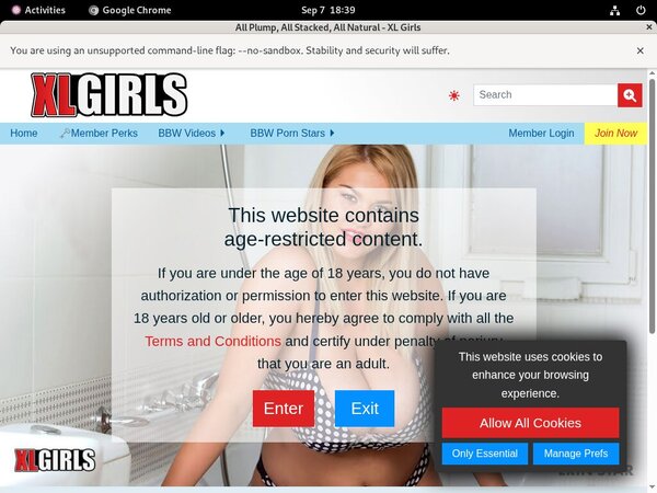 Logins For XL Girls Logins For XL Girls