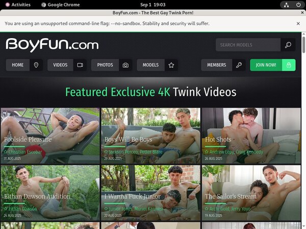 Membership Trial Boy Fun