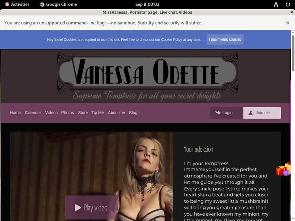 Missvanessa.modelcentro.com Clip Cash