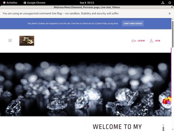 Mistress Mena Diamond Stolen Password