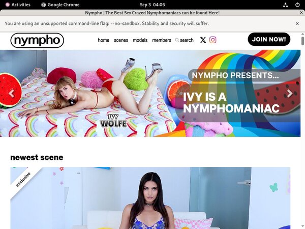 Nympho.com Mobile