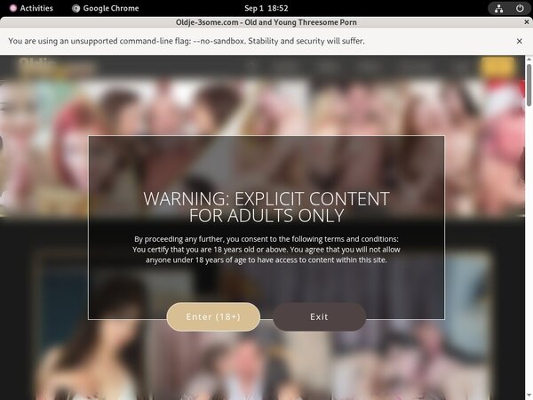 Oldje 3Some Limited Time Offer Oldje 3Some Limited Time Offer