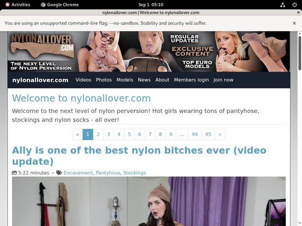 Over All Nylon Login Account