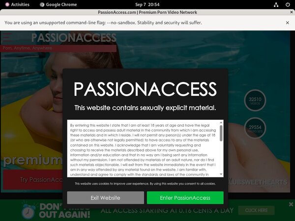 Passion Access Epoch Page
