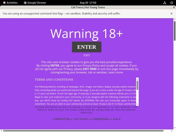 Password For Caliteens