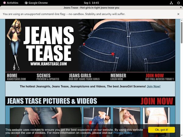 Photo Jeans Tease