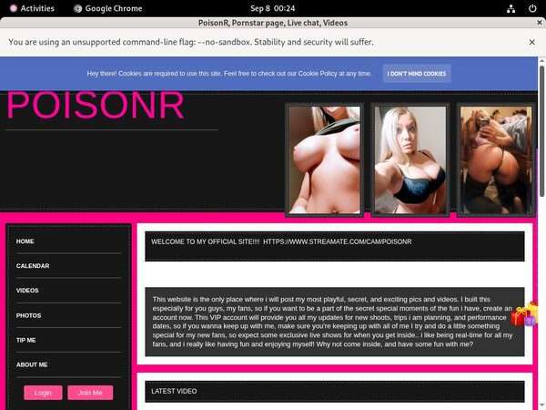Poisonr.modelcentro.com Paypal Purchase