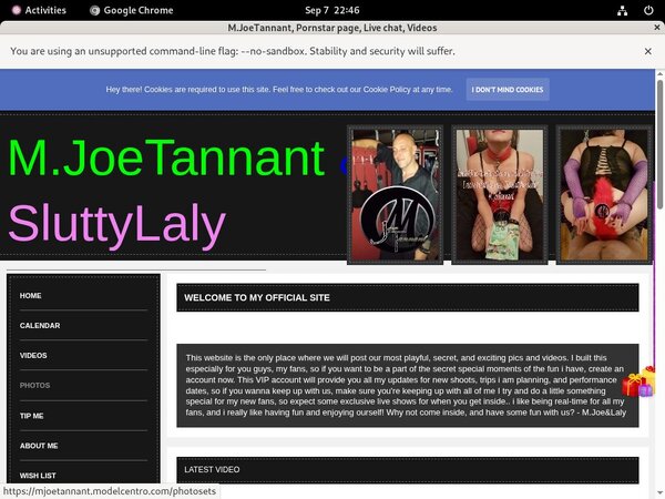 Premium Account For M.JoeTannant