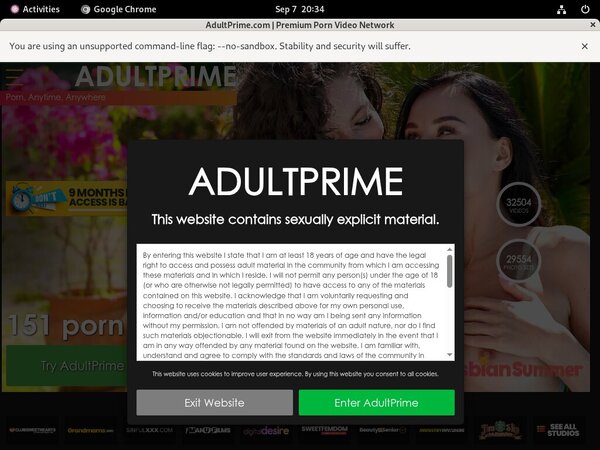 Prime Adult Account