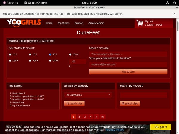 Real Dunefeet Accounts
