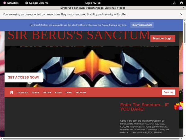 Sir Berus's Sanctum Photo Gallery