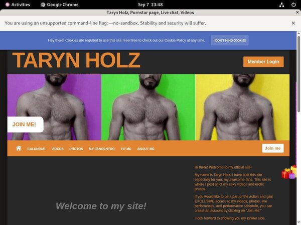 Tarynholz.modelcentro.com Free Id