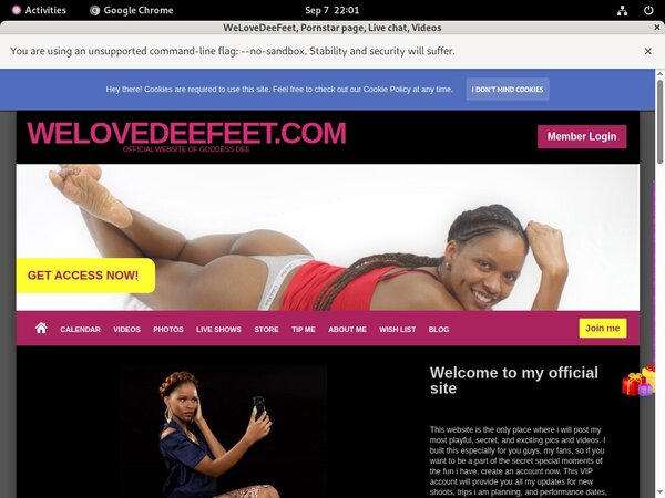 Welovedeefeet.com Trial Membership Offer Welovedeefeet.com Trial Membership Offer