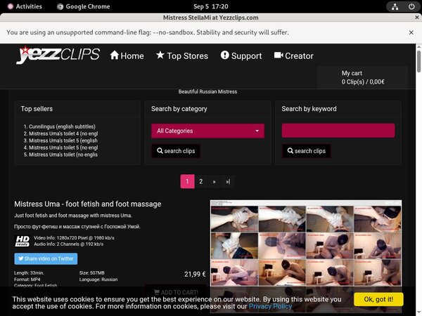Yezzclips.com Site Rip 2018